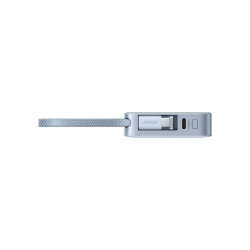 Φορητή μπαταρία UGREEN PB773, 10000mAh, PD 30W, Qi2 25W, Magflow, ψηφιακή οθόνη LED, ενσωματωμένο καλώδιο, USB-C, μπλε
