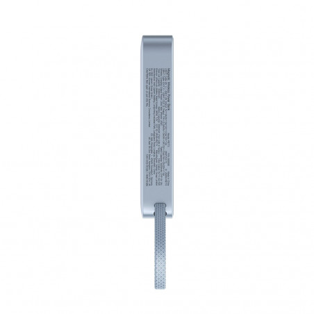 Φορητή μπαταρία UGREEN PB773, 10000mAh, PD 30W, Qi2 25W, Magflow, ψηφιακή οθόνη LED, ενσωματωμένο καλώδιο, USB-C, μπλε