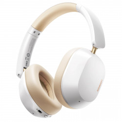 Ασύρματα ακουστικά UGREEN HiTune ANC Max5c HP203, Έως 75 ώρες, Spatial Audio, Hi-Res, Υβριδική ακουστική απομόνωση ANC, Αναδιπλούμενα, Λευκό