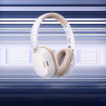 Ασύρματα ακουστικά UGREEN HiTune ANC Max5c HP203, Έως 75 ώρες, Spatial Audio, Hi-Res, Υβριδική ακουστική απομόνωση ANC, Αναδιπλούμενα, Λευκό