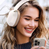 Ασύρματα ακουστικά UGREEN HiTune ANC Max5c HP203, Έως 75 ώρες, Spatial Audio, Hi-Res, Υβριδική ακουστική απομόνωση ANC, Αναδιπλούμενα, Λευκό