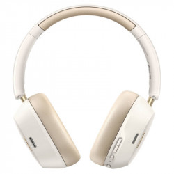 Ασύρματα ακουστικά UGREEN HiTune ANC Max5c HP203, Έως 75 ώρες, Spatial Audio, Hi-Res, Υβριδική ακουστική απομόνωση ANC, Αναδιπλούμενα, Λευκό