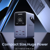 Φορητή μπαταρία UGREEN PB770, 48.000 mAh, 300 W, LiFePO4, USB-C/A, φως LED με λειτουργίες, λαβή, Γκρι