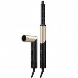 Συσκευή styling και στεγνώματος 8 σε 1 Silk'n SilkyAir Flex SIF8PE1001, 1300 W, Αυτόματη δημιουργία μπούκλων και ρύθμιση θερμοκρασίας, 39-90 °C, 3 ταχύτητες, Αυτοκαθαρισμός, Ιονισμός, Μαύρο/χρυσό