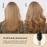 Συσκευή styling και στεγνώματος 8 σε 1 Silk'n SilkyAir Flex SIF8PE1001, 1300 W, Αυτόματη δημιουργία μπούκλων και ρύθμιση θερμοκρασίας, 39-90 °C, 3 ταχύτητες, Αυτοκαθαρισμός, Ιονισμός, Μαύρο/χρυσό