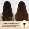 Συσκευή styling και στεγνώματος 8 σε 1 Silk'n SilkyAir Flex SIF8PE1001, 1300 W, Αυτόματη δημιουργία μπούκλων και ρύθμιση θερμοκρασίας, 39-90 °C, 3 ταχύτητες, Αυτοκαθαρισμός, Ιονισμός, Μαύρο/χρυσό