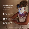 Φωτοθεραπευτική μάσκα προσώπου Silk'n LED Face Mask 100 FLM100PE1001, Αυτονομία 130 λεπτών, 4 λειτουργίες, Συνεδρία 10 λεπτών, Ευέλικτος σχεδιασμός, Λευκό