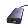 Πολυλειτουργικός προσαρμογέας 6 σε 1 UGREEN CM512, USB-C, 3x USB-A 3.0, HDMI, RJ45 LAN, USB-C PD, 4K@30Hz, Γκρι
