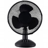 Επιτραπέζιος ανεμιστήρας Rosberg R51760B9, 19 W, 23 cm, 2 ταχύτητες, Μαύρος