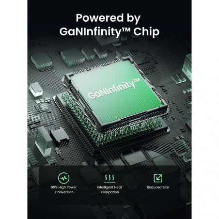 Φορτιστής UGREEN GaN X565, PD 3.0 100W, 3xUSB-C/1xUSB-A, τεχνολογία GaN, ,  Γκρι