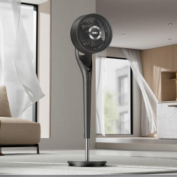 Ανεμιστήρας Dreo TurboPoly™ Fan 154, 36 W, 3 λειτουργίες, 9 ταχύτητες, οριζόντια ταλάντωση έως 120°, HyperSilent, μαύρος