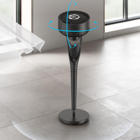 Ανεμιστήρας Dreo TurboPoly™ Fan 154, 36 W, 3 λειτουργίες, 9 ταχύτητες, οριζόντια ταλάντωση έως 120°, HyperSilent, μαύρος