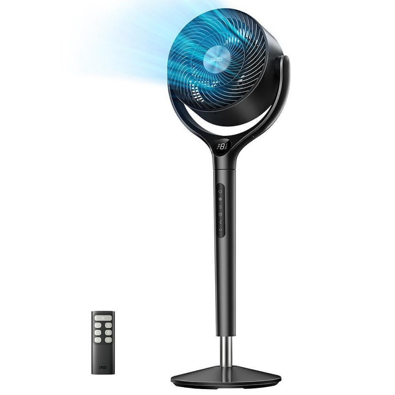 Ανεμιστήρας Dreo TurboPoly™ Fan 362, 36 W, 3 λειτουργίες, 9 ταχύτητες, 3D ταλάντωση 120°, HyperSilent, Μαύρος