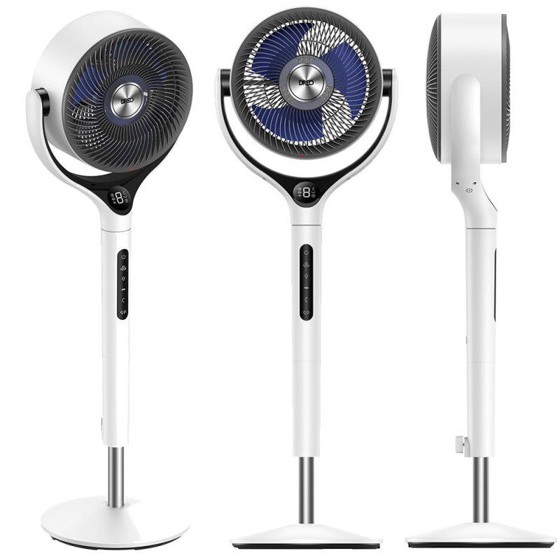 Ανεμιστήρας Dreo TurboPoly™ Fan 565S, 36 W, 6 λειτουργίες, 9 ταχύτητες, 3D ταλάντωση 120°, εφαρμογή για κινητά, Wi-Fi, RGB, HyperSilent, λευκό