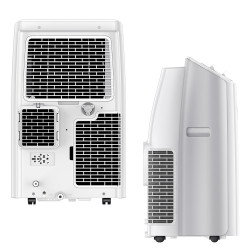 Φορητό κλιματιστικό Dreo 515S, 1500 W, 20-30 τ.μ., 12000 BTU, Ψύξη, Ανεμιστήρας, Απορρόφηση υγρασίας, Φωνητικές εντολές, LED, Λευκό