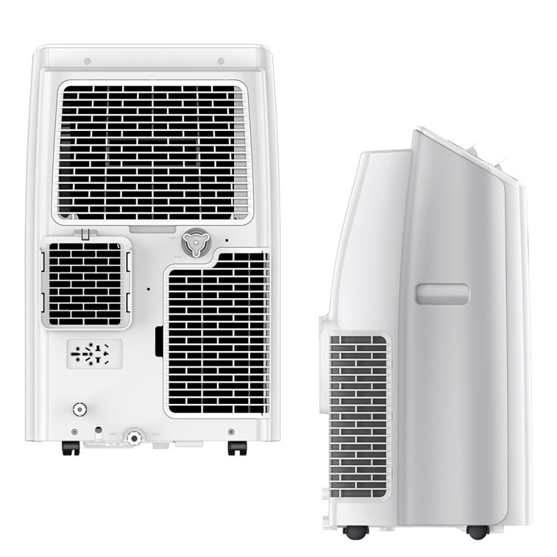 Φορητό κλιματιστικό Dreo 515S, 1500 W, 20-30 τ.μ., 12000 BTU, Ψύξη, Ανεμιστήρας, Απορρόφηση υγρασίας, Φωνητικές εντολές, LED, Λευκό