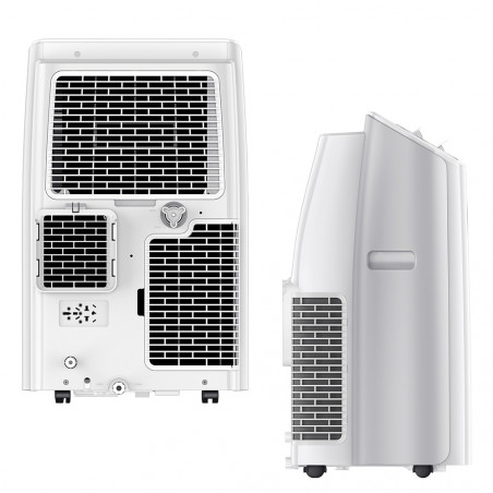 Φορητό κλιματιστικό Dreo 515S, 1500 W, 20-30 τ.μ., 12000 BTU, Ψύξη, Ανεμιστήρας, Απορρόφηση υγρασίας, Φωνητικές εντολές, LED, Λευκό