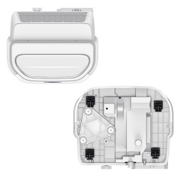 Φορητό κλιματιστικό Dreo 515S, 1500 W, 20-30 τ.μ., 12000 BTU, Ψύξη, Ανεμιστήρας, Απορρόφηση υγρασίας, Φωνητικές εντολές, LED, Λευκό