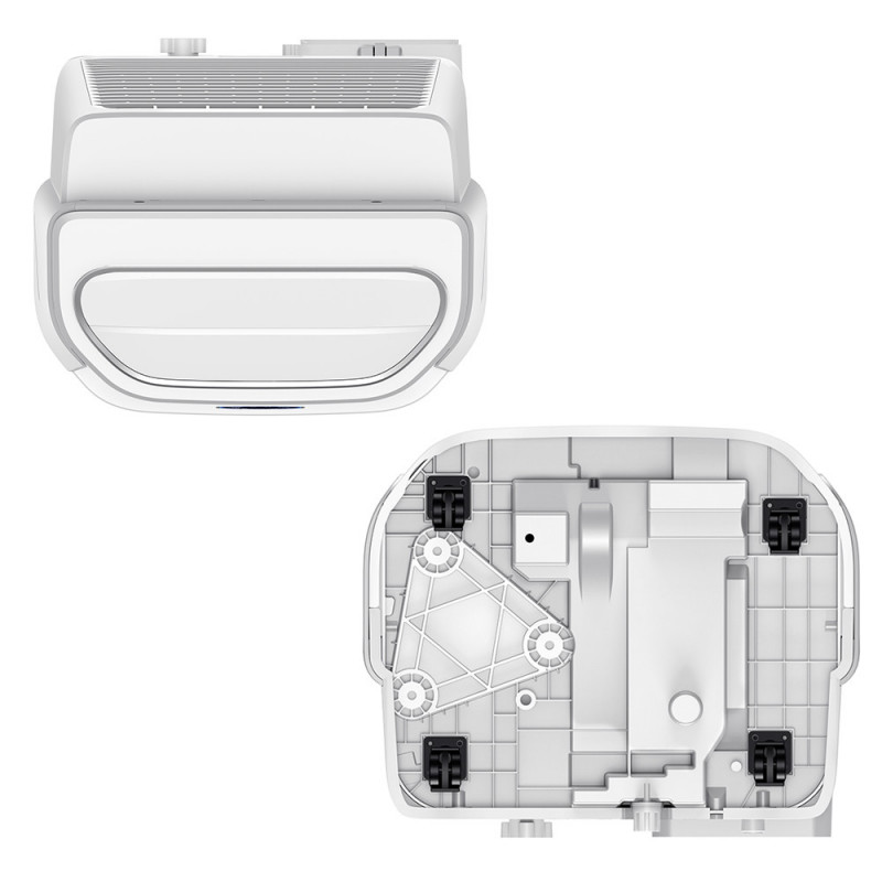 Φορητό κλιματιστικό Dreo 515S, 1500 W, 20-30 τ.μ., 12000 BTU, Ψύξη, Ανεμιστήρας, Απορρόφηση υγρασίας, Φωνητικές εντολές, LED, Λευκό