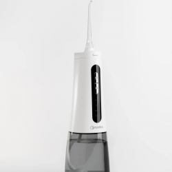 Οδοντικό ντους Nordics Expert EA139B, 300 ml, 5 λειτουργίες, 5 τύποι ψεκασμού, IPX7, ακροφύσιο 360°, USB-C, Μαύρο