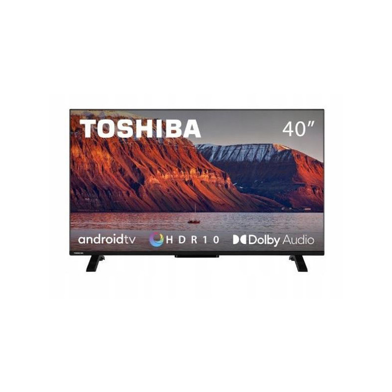 Τηλεόραση Toshiba 40LA2363DG, 40", 100 εκ., 1920x1080 Full HD, Κατηγορία Ε, Smart TV, DLED, Wi-Fi, Bluetooth, Android 11, Μαύρο