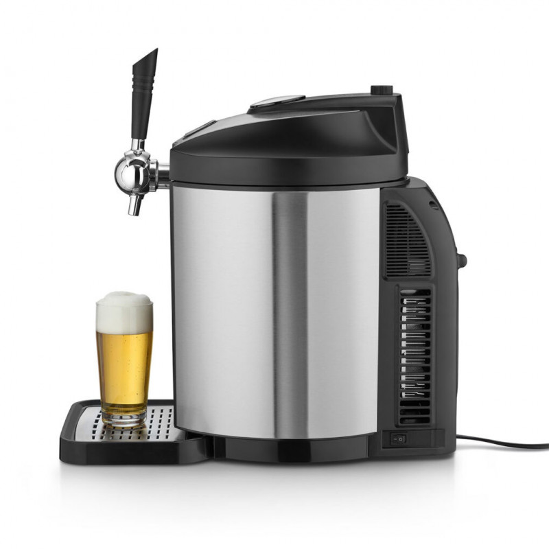 Ψυκτικός διανομέας μπύρας CASO BeerMaster, 5 λίτρα, μαύρος/ασημί