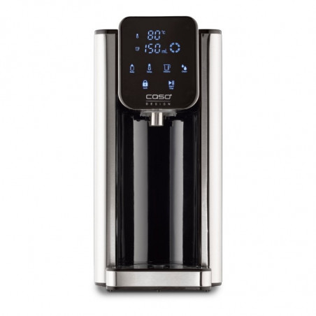 Διανομέας ζεστού νερού Caso HW 660 1879, 2600 W, 2,7 λίτρα, 7 ρυθμίσεις θερμοκρασίας, 40-100 °C, χειριστήριο αφής, φίλτρο, μαύρο/ανοξείδωτο