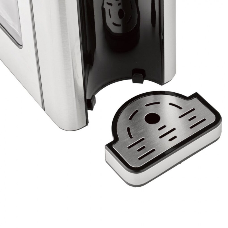 Διανομέας ζεστού νερού Caso HW 660 1879, 2600 W, 2,7 λίτρα, 7 ρυθμίσεις θερμοκρασίας, 40-100 °C, χειριστήριο αφής, φίλτρο, μαύρο/ανοξείδωτο