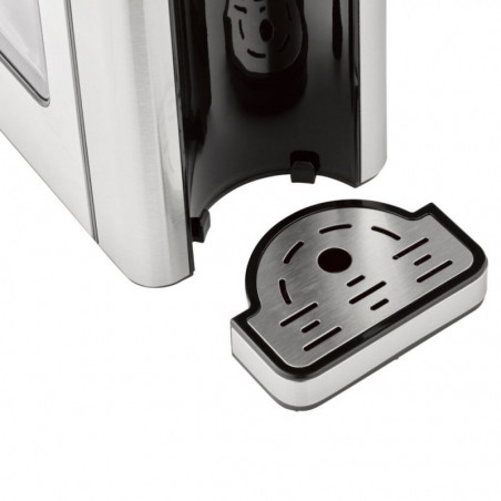 Διανομέας ζεστού νερού Caso HW 660 1879, 2600 W, 2,7 λίτρα, 7 ρυθμίσεις θερμοκρασίας, 40-100 °C, χειριστήριο αφής, φίλτρο, μαύρο/ανοξείδωτο