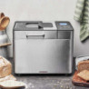 Φούρνος ψωμιού Gastroback Advanced 42823, 500 W, 500-750-1000 γρ., 18 προγράμματα, κεραμικό δοχείο χωρίς PFOA και PTFE, 7 είδη ψωμιού, λειτουργία παγωτού, ανοξείδωτο/μαύρο