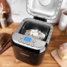 Φούρνος ψωμιού Gastroback Design Pro 42822, 500 W, 500-750-1000 γρ., 19 προγράμματα, Αντικολλητικό δοχείο, 7 είδη ψωμιού, 3 επίπεδα ψησίματος, Μαύρο