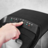 Παγομηχανή Gastroback Bartender Pro 41143, 145 W, 15 kg/24 ώρες, 2,8 λίτρα, 2 μεγέθη, R600a, LED, χωρίς CFC, ανοξείδωτο/μαύρο