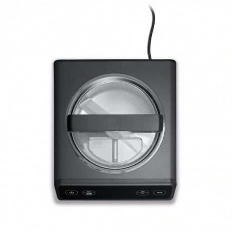 Παγωτομηχανή 2 σε 1 Graef IM706, 180 W, 2 λίτρα, 4 προγράμματα, από -18 °C έως -35 °C, οθόνη αφής, μαύρο