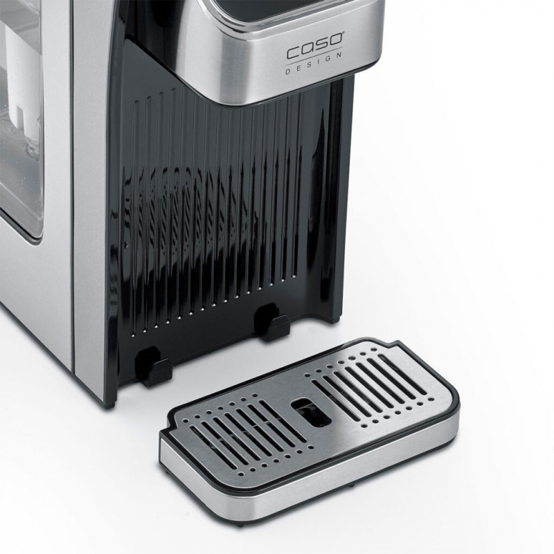 Θερμοσίφωνας Caso HW 770 Advanced, 2600 W, 2,7 λίτρα, 13 ρυθμίσεις θερμοκρασίας, 40-100 °C, μνήμη, οθόνη αφής, φίλτρο, μαύρο/ανοξείδωτο
