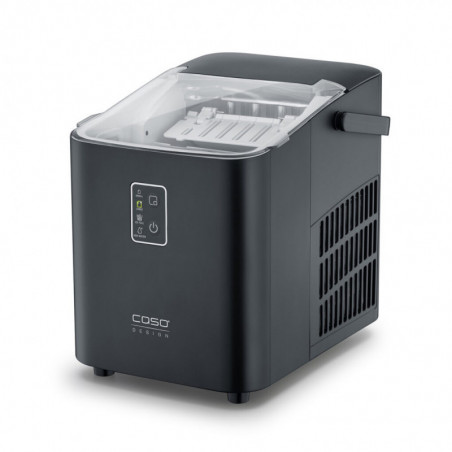 Παγομηχανή Caso IceChef Compact 3401, 120 W, 1 λίτρο, 12 κιλά/24 ώρες, 2 μεγέθη, Αυτοκαθαρισμός, Με συμπιεστή, Μαύρο ματ