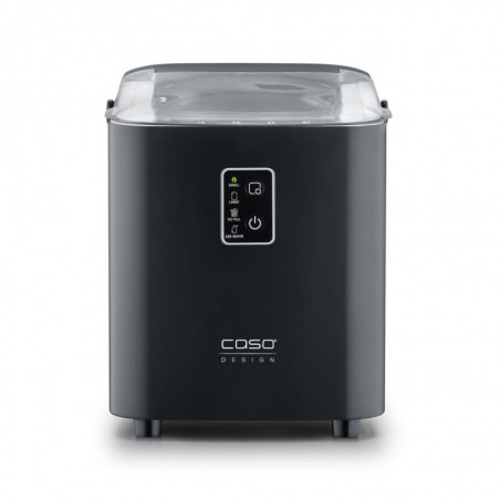 Παγομηχανή Caso IceChef Compact 3401, 120 W, 1 λίτρο, 12 κιλά/24 ώρες, 2 μεγέθη, Αυτοκαθαρισμός, Με συμπιεστή, Μαύρο ματ
