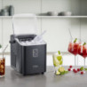 Παγομηχανή Caso IceChef Compact 3401, 120 W, 1 λίτρο, 12 κιλά/24 ώρες, 2 μεγέθη, Αυτοκαθαρισμός, Με συμπιεστή, Μαύρο ματ