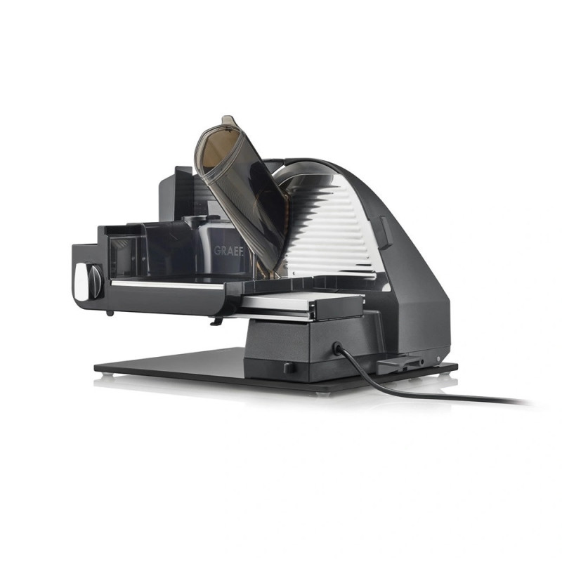 Κοπτική μηχανή για λουκάνικα Graef Master M95, 170 W, 0-20 mm, λεπίδα 170 mm, ανοξείδωτο ατσάλι, συνδυαστικό εξάρτημα, μαύρο