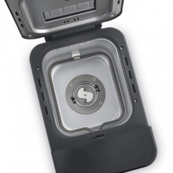 Φούρνος ψωμιού Graef BA806, 520 W, 500-750 γρ., 36 προγράμματα, Αντικολλητική επίστρωση, 3 επίπεδα, Χρονοδιακόπτης με λειτουργία καθυστερημένης εκκίνησης, Μαύρο