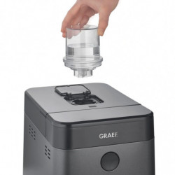 Φούρνος ψωμιού Graef BA806, 520 W, 500-750 γρ., 36 προγράμματα, Αντικολλητική επίστρωση, 3 επίπεδα, Χρονοδιακόπτης με λειτουργία καθυστερημένης εκκίνησης, Μαύρο
