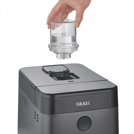Φούρνος ψωμιού Graef BA806, 520 W, 500-750 γρ., 36 προγράμματα, Αντικολλητική επίστρωση, 3 επίπεδα, Χρονοδιακόπτης με λειτουργία καθυστερημένης εκκίνησης, Μαύρο