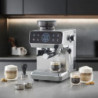 Μηχανή εσπρέσο Caso EspressoGourmet&Grind, 1500 W, 20 bar, 1,8 λίτρα, Ulka, προ-έγχυση, Cold Brew, χειριστήριο με οθόνη αφής, μύλος, πορταφίλτρο, ανοξείδωτο