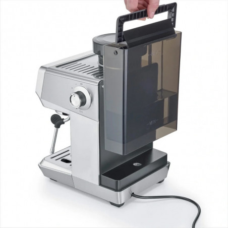 Μηχανή εσπρέσο Caso EspressoGourmet&Grind, 1500 W, 20 bar, 1,8 λίτρα, Ulka, προ-έγχυση, Cold Brew, χειριστήριο με οθόνη αφής, μύλος, πορταφίλτρο, ανοξείδωτο