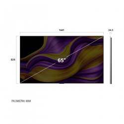 Τηλεόραση LG OLED65G51LW, 4K Ultra HD 3840 x 2160, 65", Κατηγορία E, Tandem OLED, Smart TV, Dolby Vision, AI Upscaling, webOS, Μαύρο