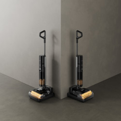 Κάθετη σκούπα και σφουγγαρίστρα Dreame H12 Pro FlexReach HHR44A, 400 W, 18.000 Pa, 50 λεπτά, 4 λειτουργίες, Πλύσιμο στους 90 °C, Αυτοκαθαρισμός & Αυτοστεγνωμός, Οθόνη LED, Μαύρο