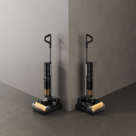 Κάθετη σκούπα και σφουγγαρίστρα Dreame H12 Pro FlexReach HHR44A, 400 W, 18.000 Pa, 50 λεπτά, 4 λειτουργίες, Πλύσιμο στους 90 °C, Αυτοκαθαρισμός & Αυτοστεγνωμός, Οθόνη LED, Μαύρο
