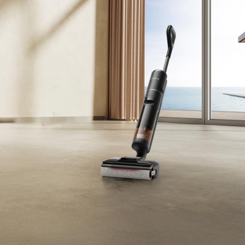Κάθετη σκούπα και σφουγγαρίστρα Dreame H12 Pro FlexReach HHR44A, 400 W, 18.000 Pa, 50 λεπτά, 4 λειτουργίες, Πλύσιμο στους 90 °C, Αυτοκαθαρισμός & Αυτοστεγνωμός, Οθόνη LED, Μαύρο
