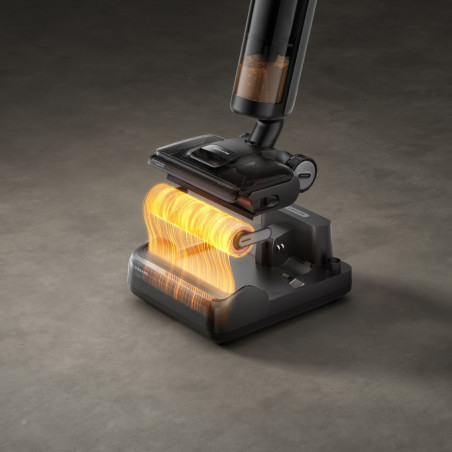 Κάθετη σκούπα και σφουγγαρίστρα Dreame H12 Pro FlexReach HHR44A, 400 W, 18.000 Pa, 50 λεπτά, 4 λειτουργίες, Πλύσιμο στους 90 °C, Αυτοκαθαρισμός & Αυτοστεγνωμός, Οθόνη LED, Μαύρο
