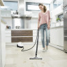 Ατμοκαθαριστής Karcher SC 2 EasyFix, 1500 W, 1 λίτρο, 3,2 bar, 75 m², χρόνος προθέρμανσης έως 6,5 λεπτά, προστασία από τα παιδιά, λευκό/μαύρο