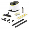 Ατμοκαθαριστής Karcher SC 3 Deluxe, 1900 W, 1 λίτρο, 3,5 bar, 75 m², Θέρμανση σε 30 δευτερόλεπτα, ενδεικτική λυχνία LED, Λευκό/Μαύρο